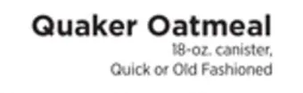 ShopRite Oatmeal offer
