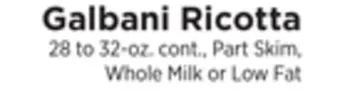 ShopRite Ricotta offer