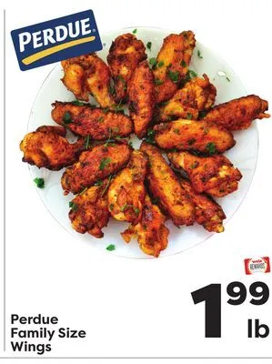 Weis Markets Perdue family size wings offer
