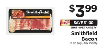 ShopRite Bacon offer