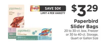 ShopRite Slider bags offer