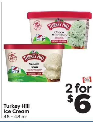 Weis Markets Turkey hill ice cream offer