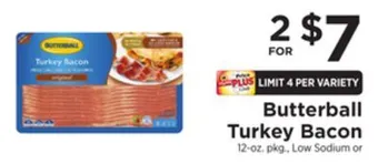 ShopRite Turkey bacon offer