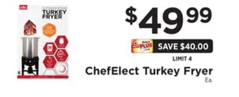 ShopRite Turkey fryer offer