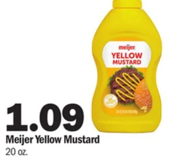 Meijer Meijer yellow mustard offer