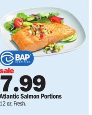 Meijer Atlantic salmon portions offer