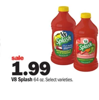 Meijer V8 splash offer