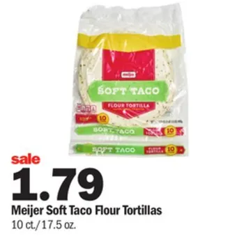 Meijer Meijer soft taco flour tortillas offer