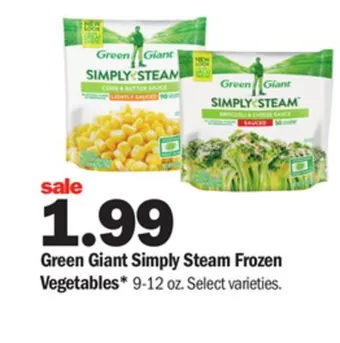 Meijer Green giant simply steam frozen vegetables offer