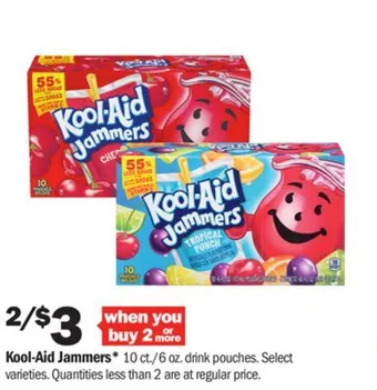 Meijer Kool-aid jammers offer