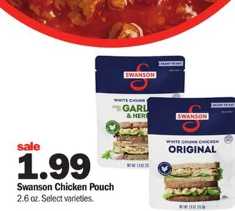 Meijer Swanson chicken pouch offer