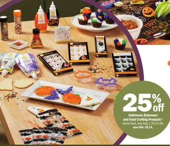 Meijer Halloween bakeware and food crafting products offer