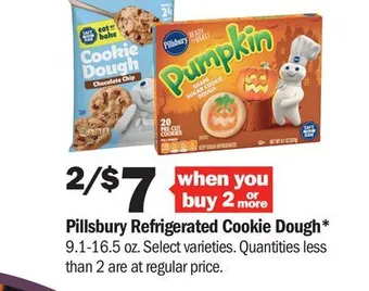 Meijer Pillsbury refrigerated cookie dough offer