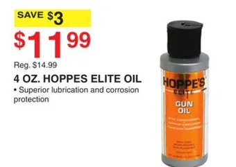 Dunham's Sports 4 oz. hoppes elite oil offer