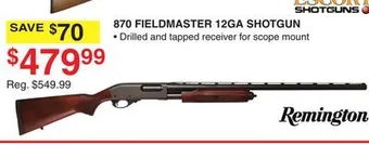 Dunham's Sports Remington 870 fieldmaster 12ga shotgun offer