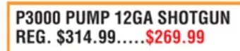 Dunham's Sports P3000 pump 12ga shotgun offer