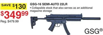 Dunham's Sports Gsg-16 semi-auto 22lr offer