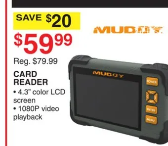 Dunham's Sports Muddy card reader offer