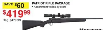 Dunham's Sports Mossberg patriot rifle package offer