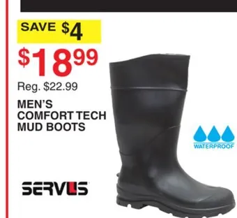Dunham's Sports Servus men's comfort tech mud boots offer