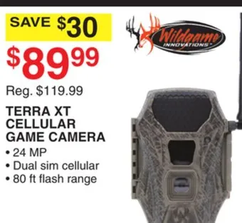 Dunham's Sports Terra xt cellular game camera offer