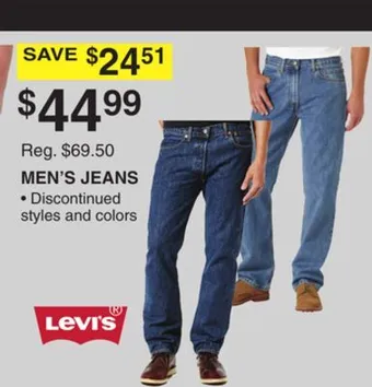 Dunham's Sports Men's jeans offer