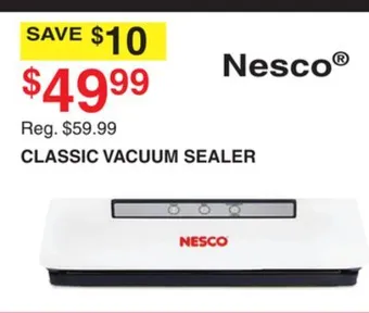 Dunham's Sports Nesco classic vacuum sealer offer