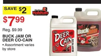 Dunham's Sports Buck jam or deer co-cain offer