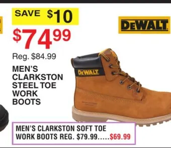 Dunham's Sports Dewalt men's clarkston steel toe work boots offer