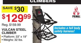Dunham's Sports Vulcan steel climber offer