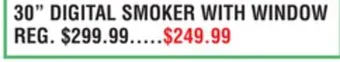 Dunham's Sports Masterbuilt 30 digital smoker with window offer