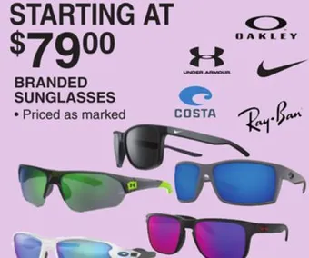 Dunham's Sports Branded sunglasses offer