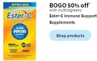 Walgreens Ester-C Immune Support Supplements offer