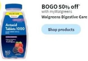 Walgreens Walgreens Digestive Care offer
