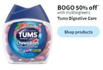 Walgreens Tums Digestive Care offer