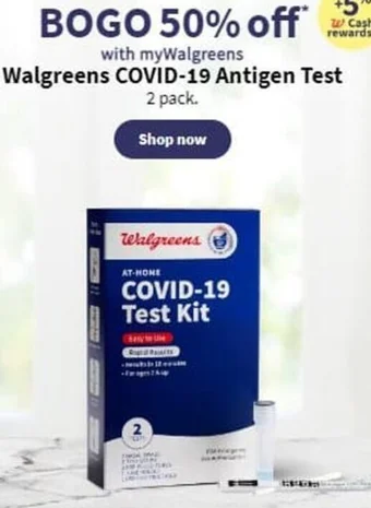 Walgreens Walgreens COVID-19 Antigen Test offer