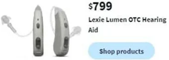 Walgreens Lexie Lumen OTC Hearing Aid offer