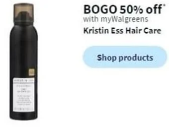 Walgreens Kristin Ess Hair Care offer