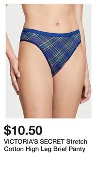 Victoria's Secret Victoria's secret stretch cotton high leg brief panty offer