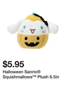 Five Below Halloween sanrio squishmallows plush 6.5in offer