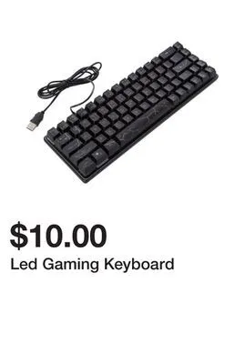 Five Below Led gaming keyboard offer