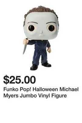 Five Below Funko pop! halloween michael myers jumbo vinyl figure offer