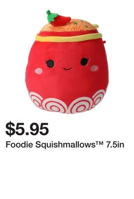 Five Below Foodie squishmallows 7.5in offer