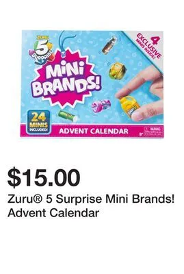 Five Below Zuru 5 surprise mini brands! advent calendar offer