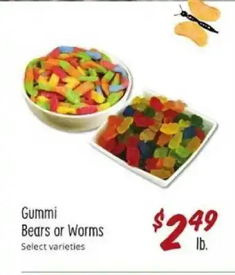 Sprouts Farmers Market Gummi Bears Or Worms Selected Varieties offer