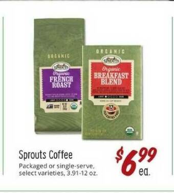 Sprouts Farmers Market Sprouts Coffee Selected Varieties offer