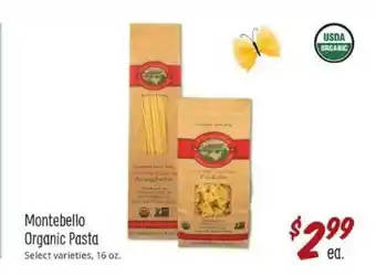 Sprouts Farmers Market Montebello Organic Pasta Selected Varieties offer
