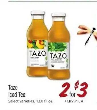 Sprouts Farmers Market Tazo Iced Tea Selected Varieties offer