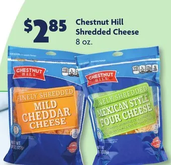 Family Dollar Chestnut hill shredded cheese offer