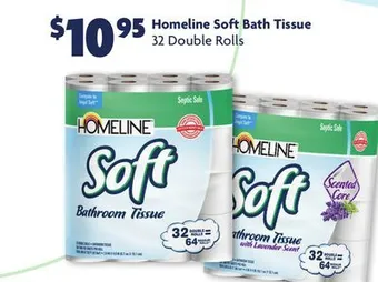 Family Dollar Homeline soft bath tissue offer